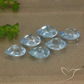 Shop natural 3.37ct スカイブルー トパーズ gems, 洋梨の形, from ブラジル at GemSelect. In stock, global shipping!