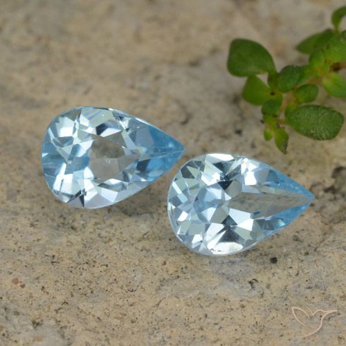 Shop natural 1.45ct スカイブルー トパーズ gems, 洋梨の形, from ブラジル at GemSelect. In stock, global shipping!