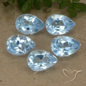 Shop natural 2.89ct スカイブルー トパーズ gems, 洋梨の形, from ブラジル at GemSelect. In stock, global shipping!