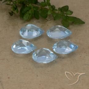 Shop natural 2.89ct スカイブルー トパーズ gems, 洋梨の形, from ブラジル at GemSelect. In stock, global shipping!