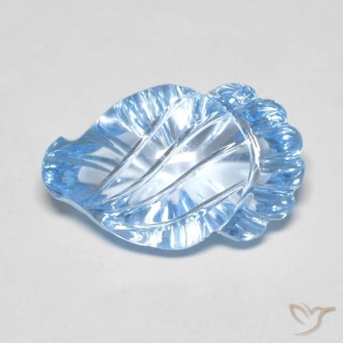 11.55ct 天然 スカイブルー トパーズ, ファンシー, 透明