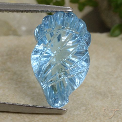 10.77ct 天然 スカイブルー トパーズ, ファンシー, 透明