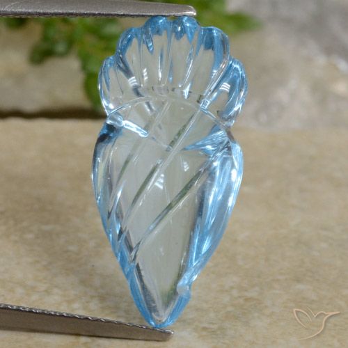 10.71ct 天然 スイスブルー トパーズ, ファンシー, 透明