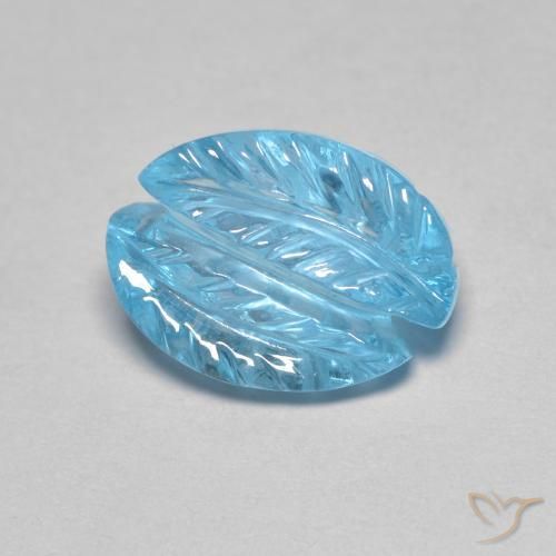 4.80ct 天然 スイスブルー トパーズ, ファンシー, 透明