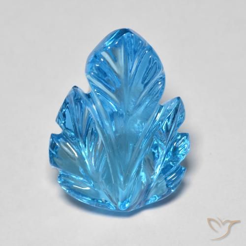 11.03ct 天然 スイスブルー トパーズ, ファンシー, 透明