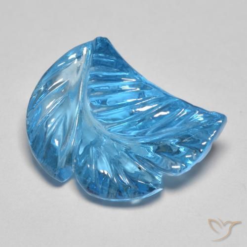 6.27ct 天然 スイスブルー トパーズ, ファンシー, 透明