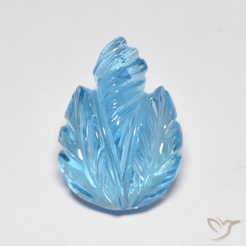 13.69ct 天然 スイスブルー トパーズ, ファンシー, 透明