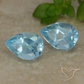 Shop natural 1.71ct スカイブルー トパーズ gems, 洋梨の形, from ブラジル at GemSelect. In stock, global shipping!