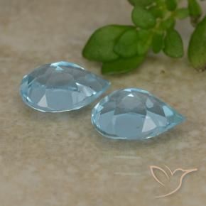Shop natural 1.71ct スカイブルー トパーズ gems, 洋梨の形, from ブラジル at GemSelect. In stock, global shipping!