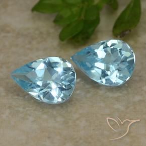 Shop natural 1.48ct スカイブルー トパーズ gems, 洋梨の形, from ブラジル at GemSelect. In stock, global shipping!