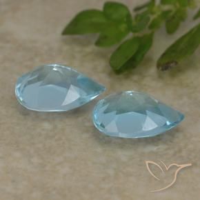 Shop natural 1.65ct スカイブルー トパーズ gems, 洋梨の形, from ブラジル at GemSelect. In stock, global shipping!