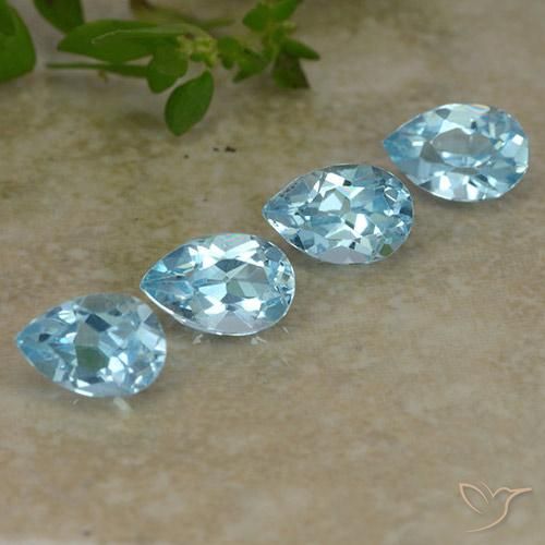 Shop natural 2.07ct スイスブルー トパーズ gems, 洋梨の形, from ブラジル at GemSelect. In stock, global shipping!
