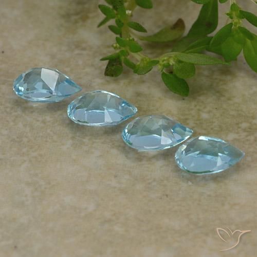 Shop natural 2.07ct スイスブルー トパーズ gems, 洋梨の形, from ブラジル at GemSelect. In stock, global shipping!