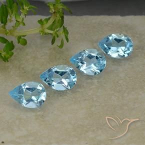 Shop natural 3.21ct スカイブルー トパーズ gems, 洋梨の形, from ブラジル at GemSelect. In stock, global shipping!