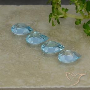 Shop natural 3.21ct スカイブルー トパーズ gems, 洋梨の形, from ブラジル at GemSelect. In stock, global shipping!