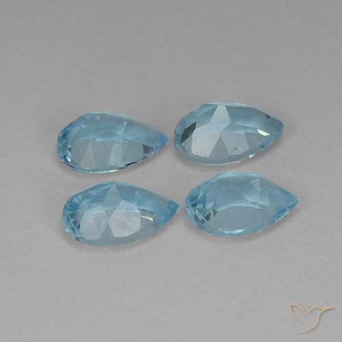 Shop natural 3.29ct スカイブルー トパーズ gems, 洋梨の形, from ブラジル at GemSelect. In stock, global shipping!