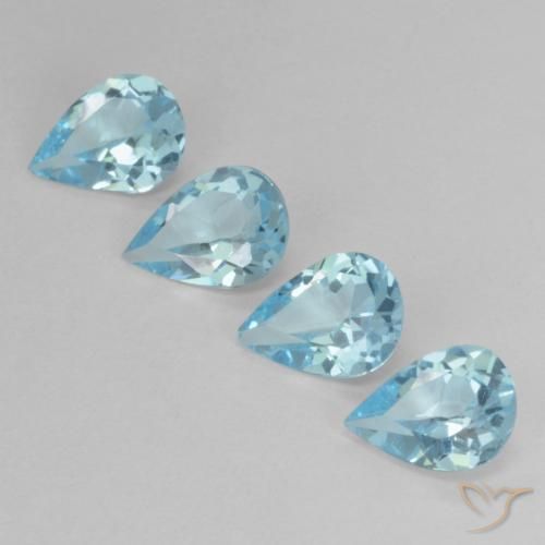 Shop natural 2.81ct スカイブルー トパーズ gems, 洋梨の形, from ブラジル at GemSelect. In stock, global shipping!