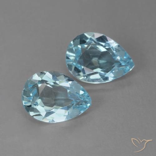 Shop natural 1.81ct スカイブルー トパーズ gems, 洋梨の形, from ブラジル at GemSelect. In stock, global shipping!