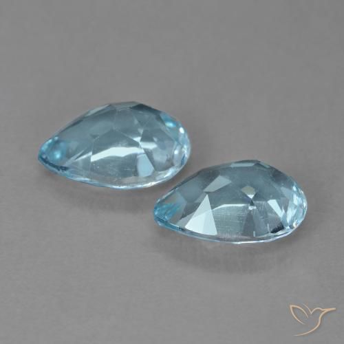 Shop natural 1.81ct スカイブルー トパーズ gems, 洋梨の形, from ブラジル at GemSelect. In stock, global shipping!