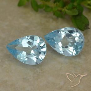 Shop natural 1.59ct スカイブルー トパーズ gems, 洋梨の形, from ブラジル at GemSelect. In stock, global shipping!