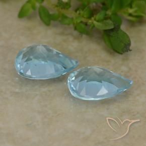 Shop natural 1.59ct スカイブルー トパーズ gems, 洋梨の形, from ブラジル at GemSelect. In stock, global shipping!
