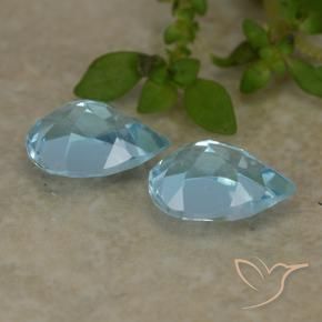 Shop natural 1.69ct スカイブルー トパーズ gems, 洋梨の形, from ブラジル at GemSelect. In stock, global shipping!