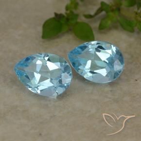 Shop natural 1.67ct スカイブルー トパーズ gems, 洋梨の形, from ブラジル at GemSelect. In stock, global shipping!