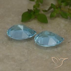 Shop natural 1.67ct スカイブルー トパーズ gems, 洋梨の形, from ブラジル at GemSelect. In stock, global shipping!