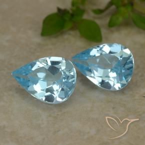 Shop natural 1.49ct スカイブルー トパーズ gems, 洋梨の形, from ブラジル at GemSelect. In stock, global shipping!