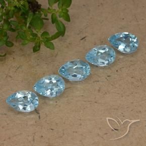 Shop natural 2.46ct スカイブルー トパーズ gems, 洋梨の形, from ブラジル at GemSelect. In stock, global shipping!