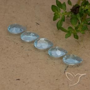 Shop natural 2.46ct スカイブルー トパーズ gems, 洋梨の形, from ブラジル at GemSelect. In stock, global shipping!