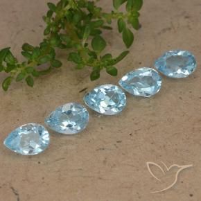 Shop natural 2.55ct スカイブルー トパーズ gems, 洋梨の形, from ブラジル at GemSelect. In stock, global shipping!