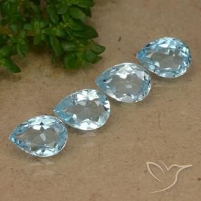 Shop natural 3.45ct スカイブルー トパーズ gems, 洋梨の形, from ブラジル at GemSelect. In stock, global shipping!