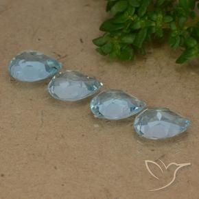 Shop natural 3.45ct スカイブルー トパーズ gems, 洋梨の形, from ブラジル at GemSelect. In stock, global shipping!