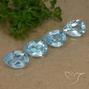 Shop natural 3.36ct スカイブルー トパーズ gems, 洋梨の形, from ブラジル at GemSelect. In stock, global shipping!