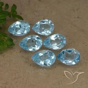 Shop natural 3.28ct スカイブルー トパーズ gems, 洋梨の形, from ブラジル at GemSelect. In stock, global shipping!