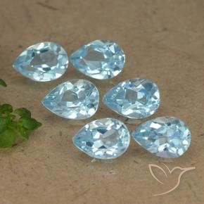 Shop natural 3.21ct スカイブルー トパーズ gems, 洋梨の形, from ブラジル at GemSelect. In stock, global shipping!