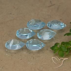 Shop natural 3.21ct スカイブルー トパーズ gems, 洋梨の形, from ブラジル at GemSelect. In stock, global shipping!