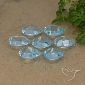 Shop natural 3.83ct スカイブルー トパーズ gems, 洋梨の形, from ブラジル at GemSelect. In stock, global shipping!