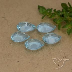 Shop natural 3.87ct スカイブルー トパーズ gems, 洋梨の形, from ブラジル at GemSelect. In stock, global shipping!