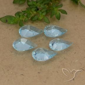 Shop natural 3.33ct スカイブルー トパーズ gems, 洋梨の形, from ブラジル at GemSelect. In stock, global shipping!