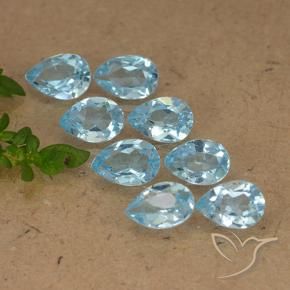 Shop natural 3.97ct スカイブルー トパーズ gems, 洋梨の形, from ブラジル at GemSelect. In stock, global shipping!