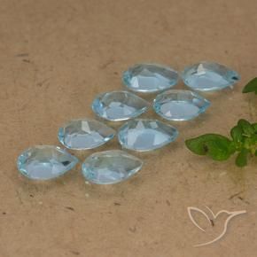 Shop natural 3.97ct スカイブルー トパーズ gems, 洋梨の形, from ブラジル at GemSelect. In stock, global shipping!