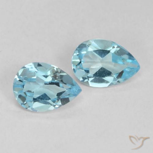 Shop natural 1.65ct スカイブルー トパーズ gems, 洋梨の形, from ブラジル at GemSelect. In stock, global shipping!