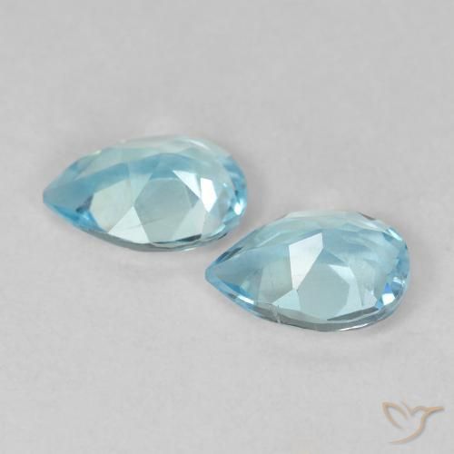 Shop natural 1.65ct スカイブルー トパーズ gems, 洋梨の形, from ブラジル at GemSelect. In stock, global shipping!
