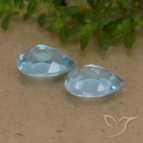 Shop natural 1.77ct スカイブルー トパーズ gems, 洋梨の形, from ブラジル at GemSelect. In stock, global shipping!