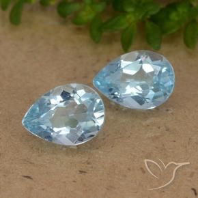 Shop natural 1.77ct スカイブルー トパーズ gems, 洋梨の形, from ブラジル at GemSelect. In stock, global shipping!