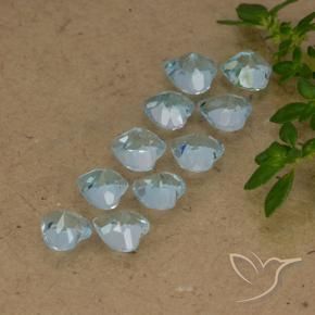 Shop natural 2.88ct スカイブルー トパーズ gems, 心臓, from ブラジル at GemSelect. In stock, global shipping!
