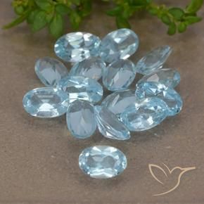 Shop natural 3.89ct スカイブルー トパーズ gems, 楕円形, from ブラジル at GemSelect. In stock, global shipping!