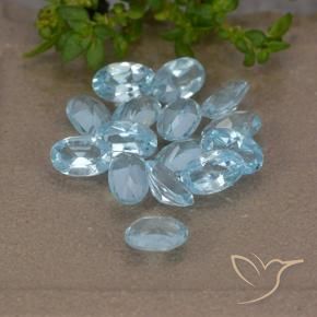 Shop natural 3.89ct スカイブルー トパーズ gems, 楕円形, from ブラジル at GemSelect. In stock, global shipping!